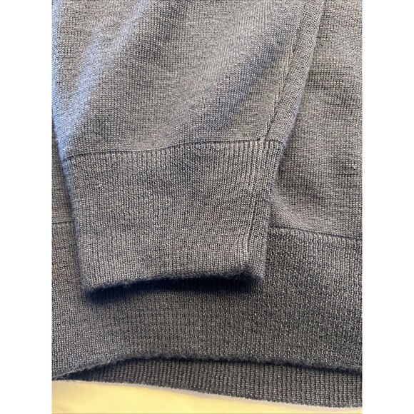 Nautica Full zip Navy/Grey Panels Cardigan Sweater Mens SZ XL - Picture 8 of 8